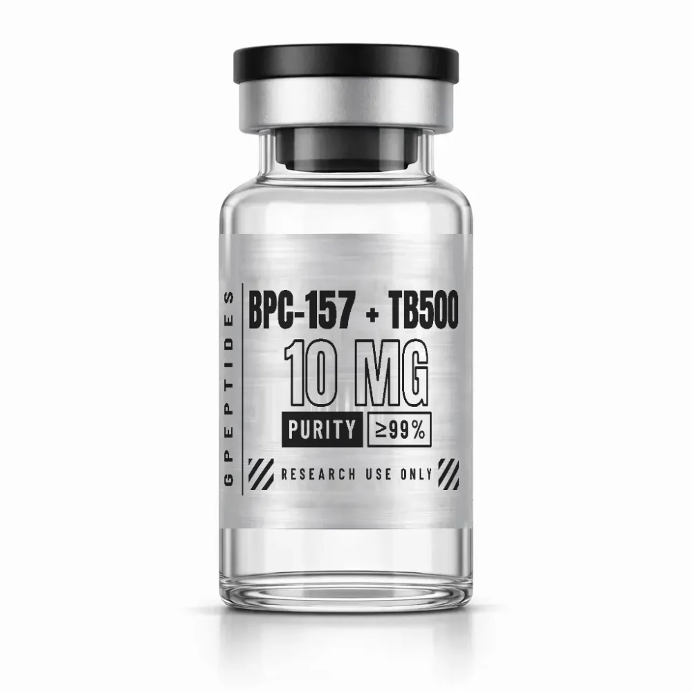 BPC-157 + TB500 10 mg – Peptide di ricerca, liofilizzato in flaconcino di vetro